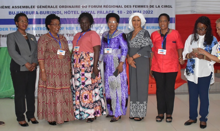Nous somme content d’avoir une burundaise, Présidente du Forum Régional des femmes