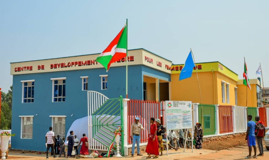 Inauguration du Centre de Développement intégré pour les femmes de la commune de Gitega